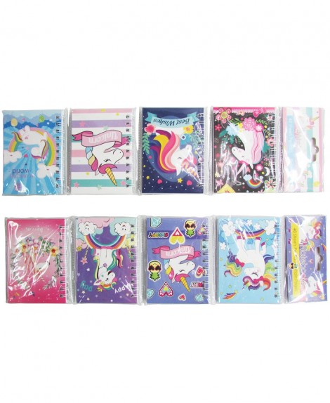 Set Libretas Unicornio (4 Pza)