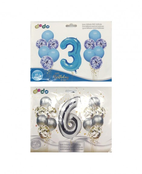 Set  Globo  Numeros  # 13