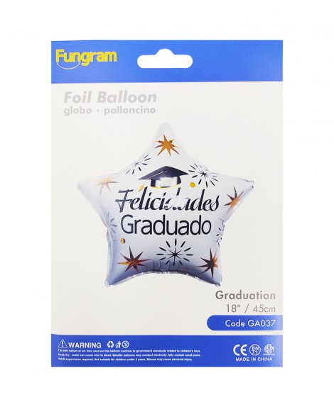 Globo  Graduación  Estrella  Ga037  # 18