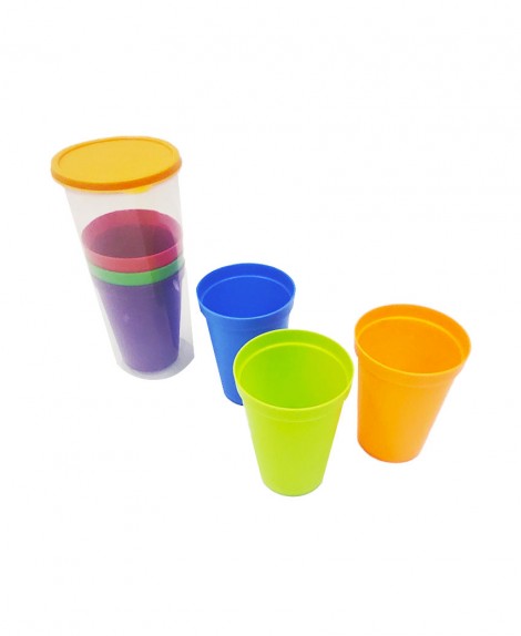 Set  De  Vaso  Plásticos  # 500-1819  (7 Pza)