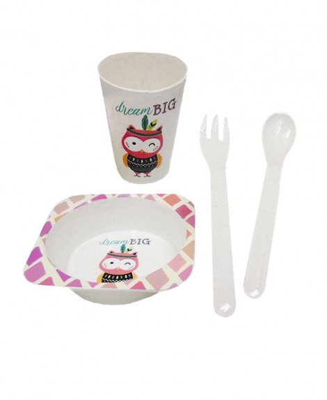 Set  Plato  Infantil  # A143-901  (4 Pza)