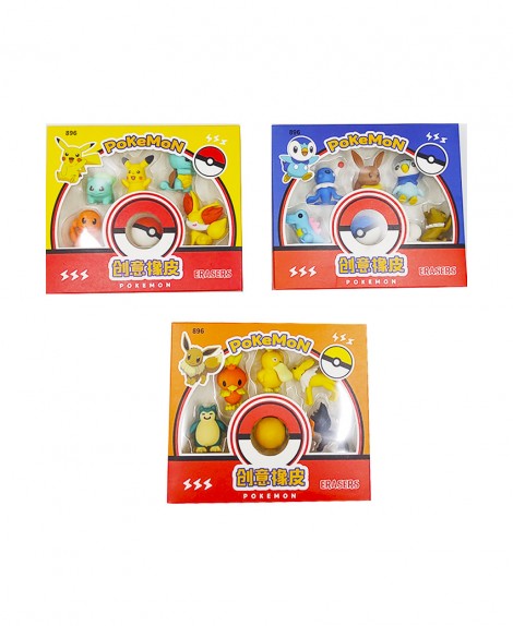 Set  Borrador  Pokémon  # 896-4 (6 Pza)